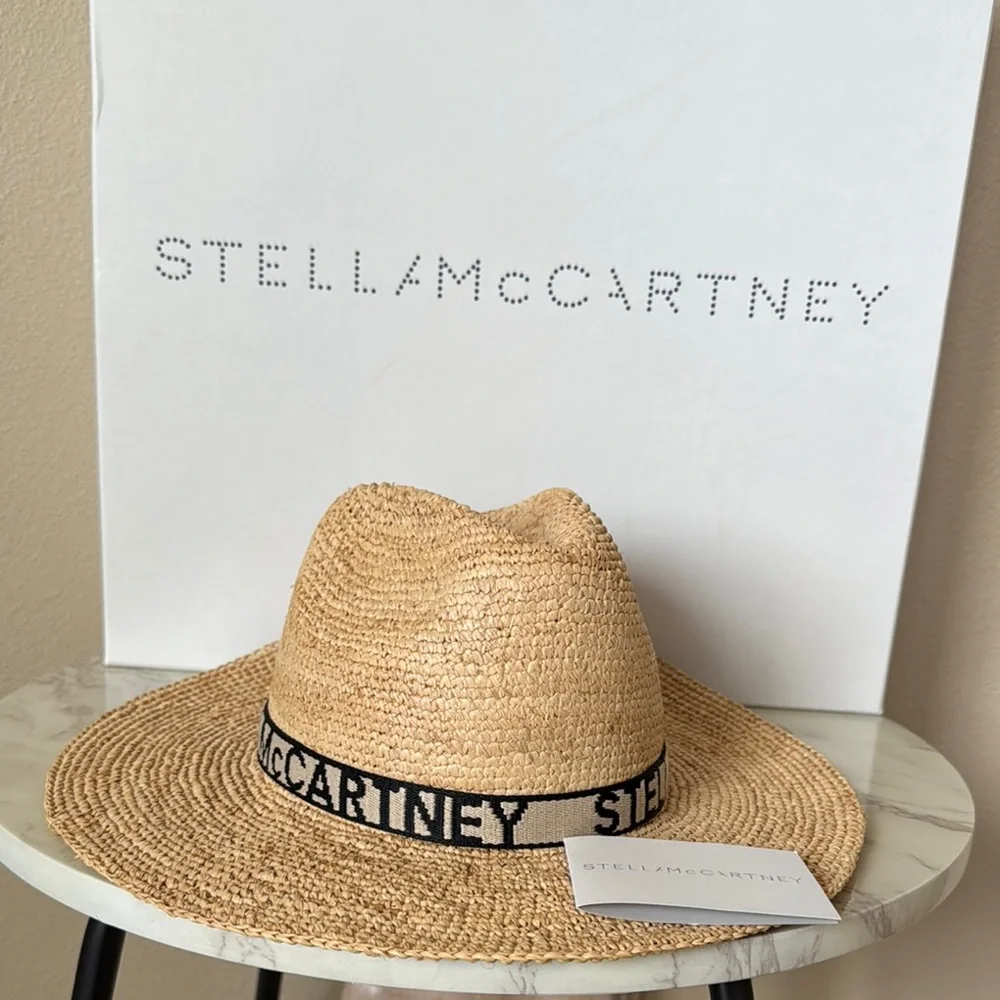 Stella McCartney Raffia Hat - Picture 1 of 13